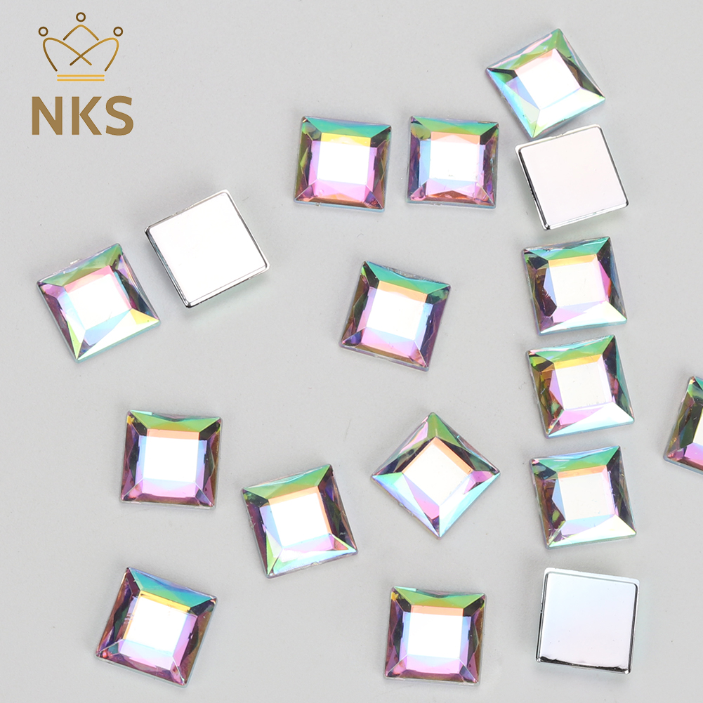 NKS 10mm 12mm Faceted Square C - Hotfix Rhinestone Sheet recensione e prezzo