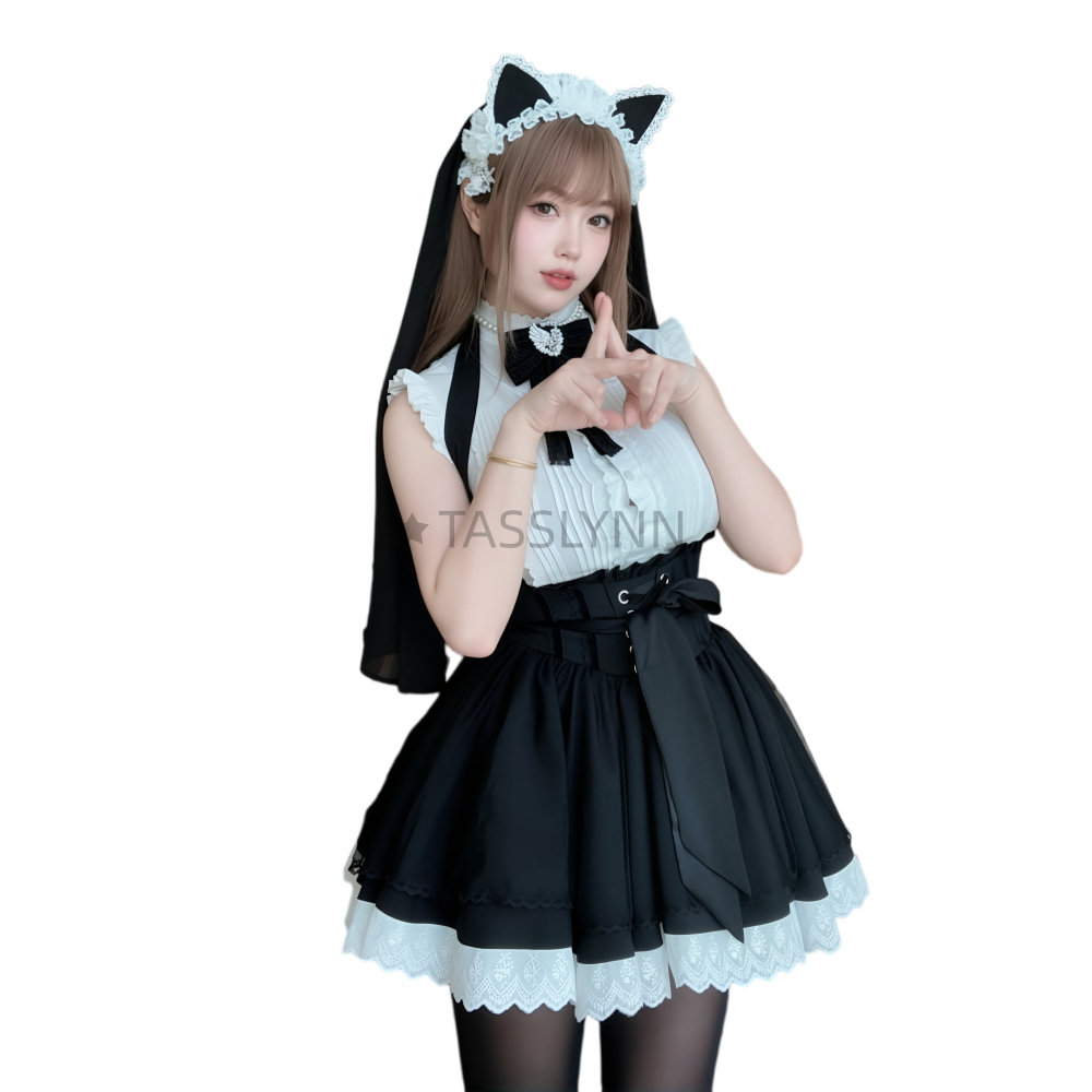 Cat Ear Nun Maid Dress Women's - Embellish Knit recensione e prezzo