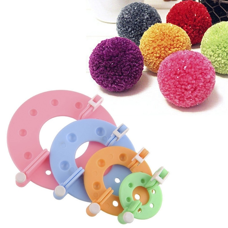 8PCS 4 Sizes Fluff Ball Weaver - Pom Pom Maker Tool recensione e prezzo