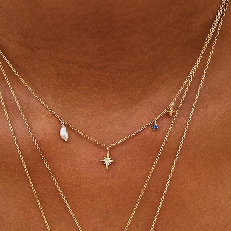 ROXI Elegant Temperament Star  - Pearl Trim Chain recensione e prezzo