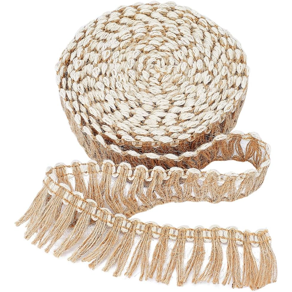 5 Meters Burlap Fringe Tassel  - Lace Ribbon Trim recensione e prezzo