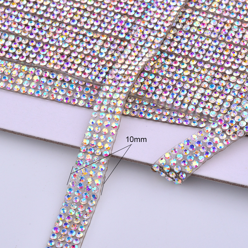 JUNAO 5Yard Crystal AB Rhinest - Crystal Mesh Fabric recensione e prezzo