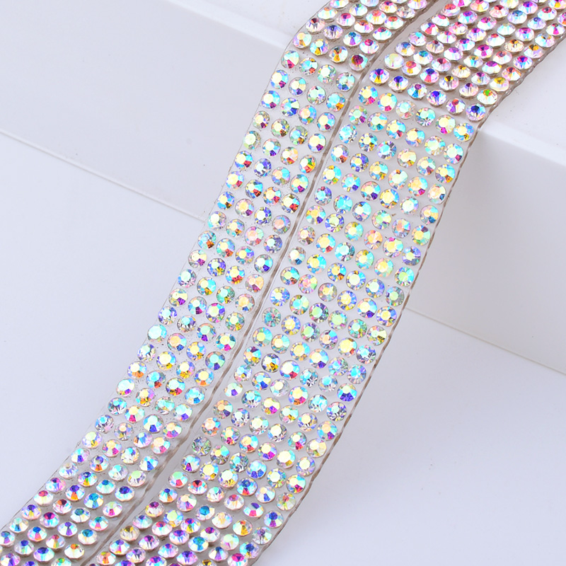 JUNAO 5Yard Crystal AB Rhinest - Crystal Mesh Fabric recensione e prezzo