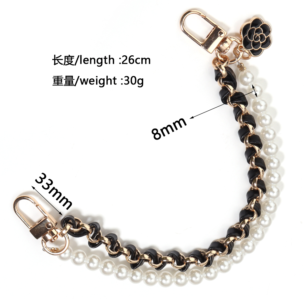 1 Strand/Lot Leather Imitation - Pearl Trim Chain recensione e prezzo
