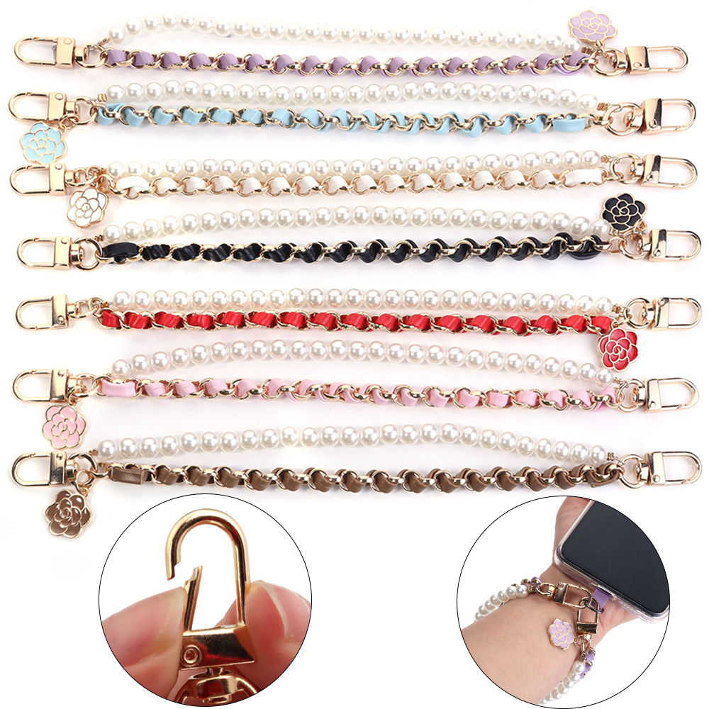 1 Strand/Lot Leather Imitation - Pearl Trim Chain recensione e prezzo
