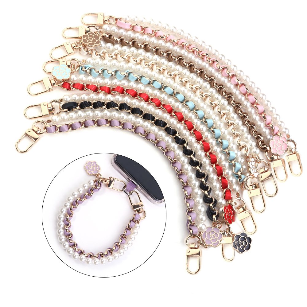 1 Strand/Lot Leather Imitation - Pearl Trim Chain recensione e prezzo