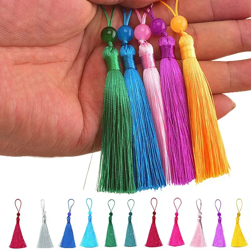 10/5Pcs Polyester Silk Tassel  - Beaded Trim Fringe recensione e prezzo