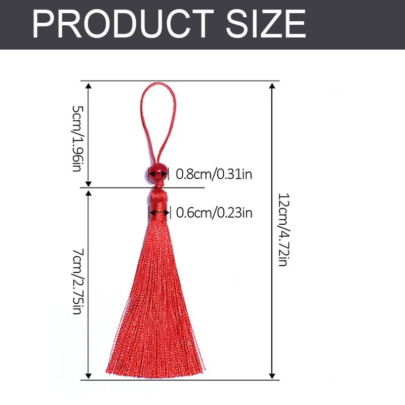 10/5Pcs Polyester Silk Tassel  - Beaded Trim Fringe recensione e prezzo