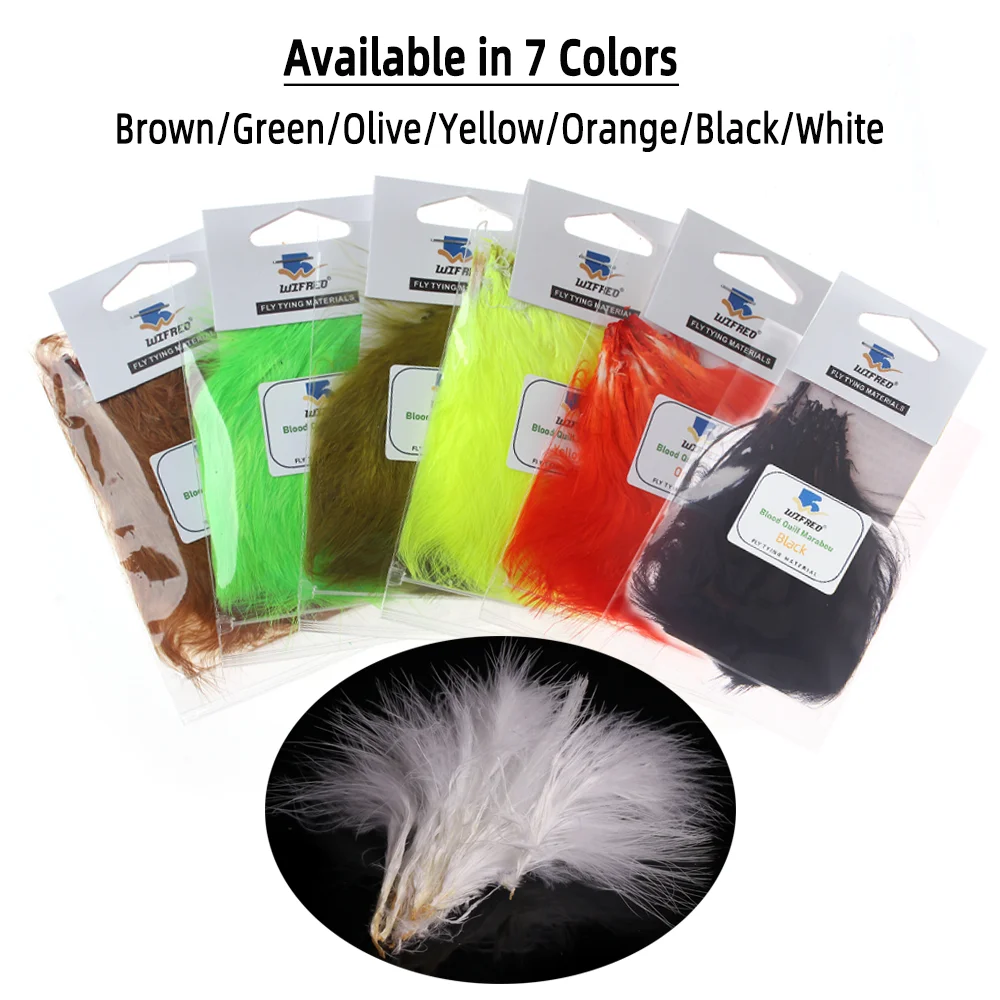 Wifreo 2packs Blood Quill Mara - Feather Trim Marabou recensione e prezzo