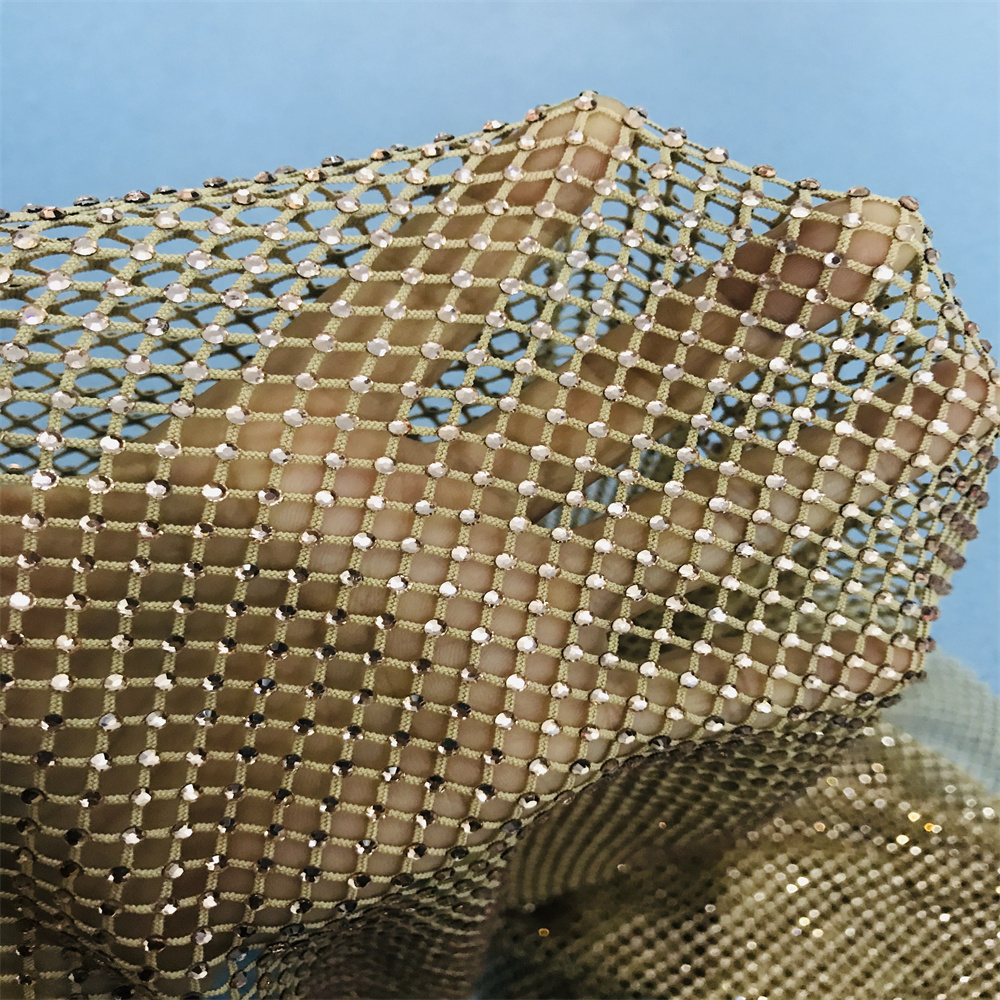 Chunky Glitter Blue Yellow Gla - Crystal Mesh Fabric recensione e prezzo