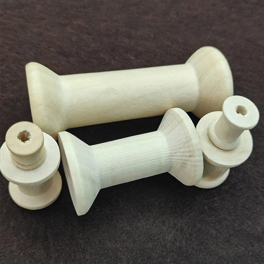 10/5Pcs Mini Wooden Bobbins Em - Organza Ribbon Spool recensione e prezzo