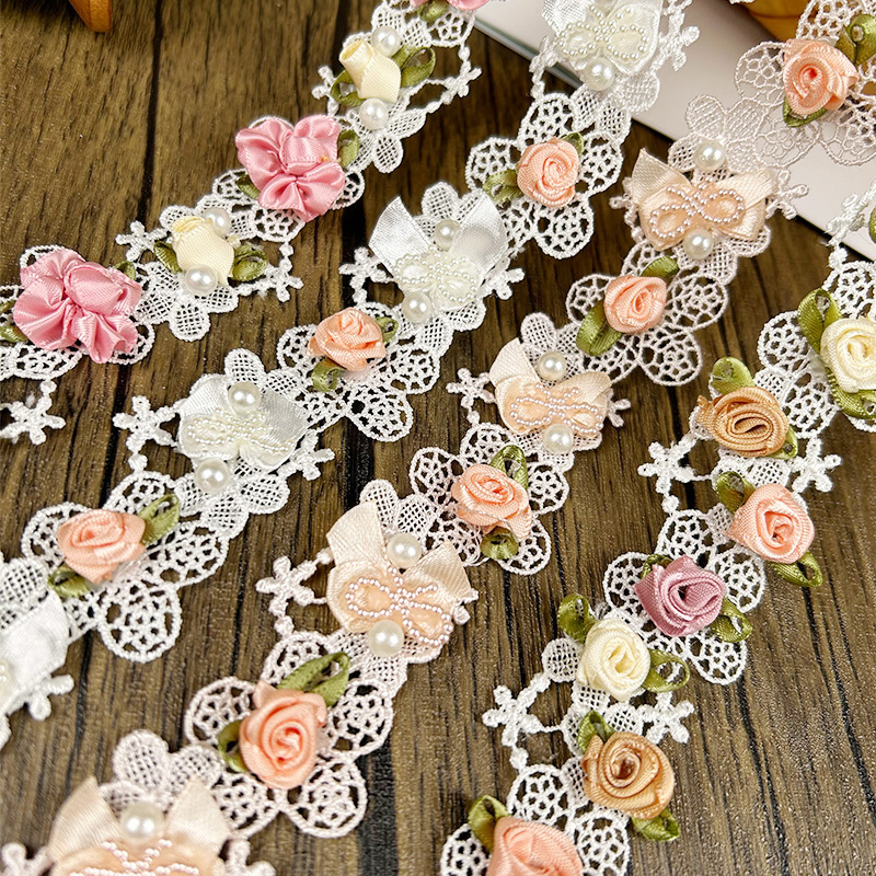 44/50cm 3D Flower Lace Trim Ap - Lace Ribbon Trim recensione e prezzo
