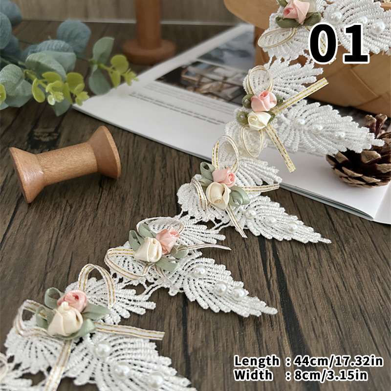 44/50cm 3D Flower Lace Trim Ap - Lace Ribbon Trim recensione e prezzo