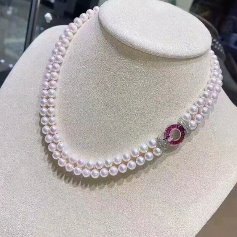 20-Inch Double Chain AAAA 7-8m - Pearl Trim Chain recensione e prezzo