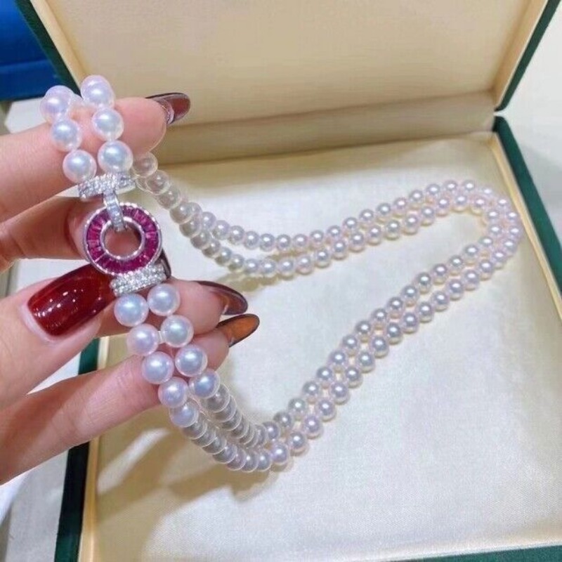 20-Inch Double Chain AAAA 7-8m - Pearl Trim Chain recensione e prezzo