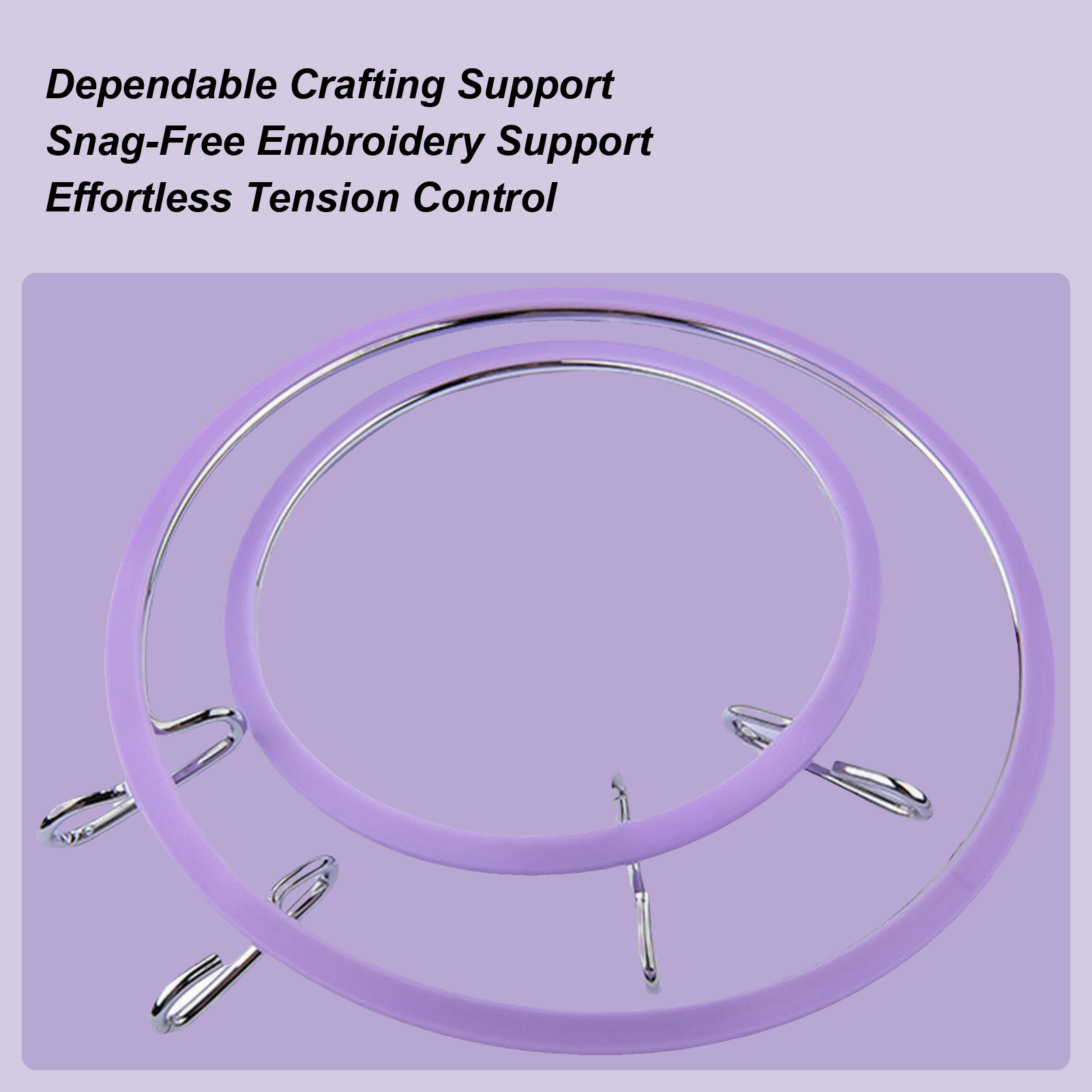 Hoop For Cross Stitching Metal - Embroidery Craft recensione e prezzo