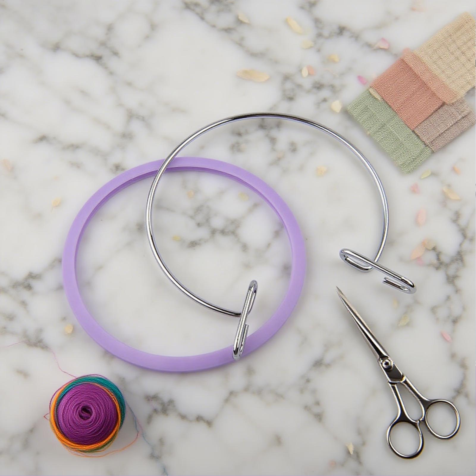 Hoop For Cross Stitching Metal - Embroidery Craft recensione e prezzo
