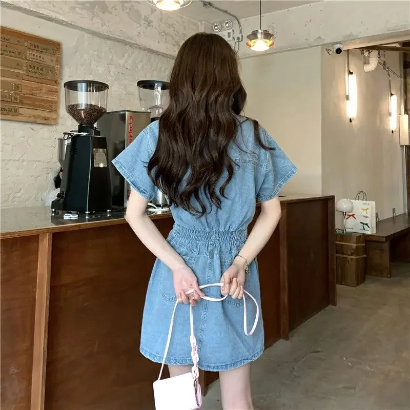 New Sweet Women Denim Short Dr - Embellish Knit recensione e prezzo