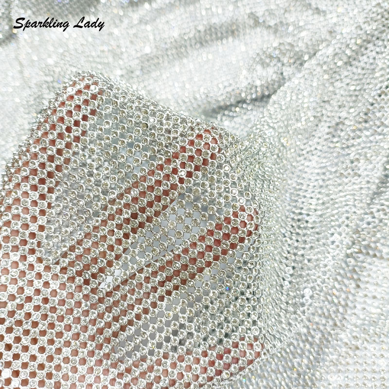 3MM Fashion Metal Rhinestone F - Crystal Mesh Fabric recensione e prezzo