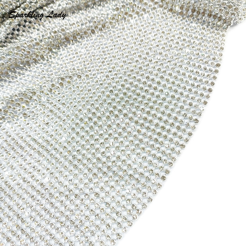 3MM Fashion Metal Rhinestone F - Crystal Mesh Fabric recensione e prezzo
