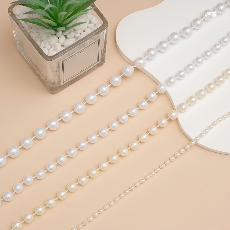2/5m ABS Imitation Pearl Bead  - Pearl Trim Chain recensione e prezzo