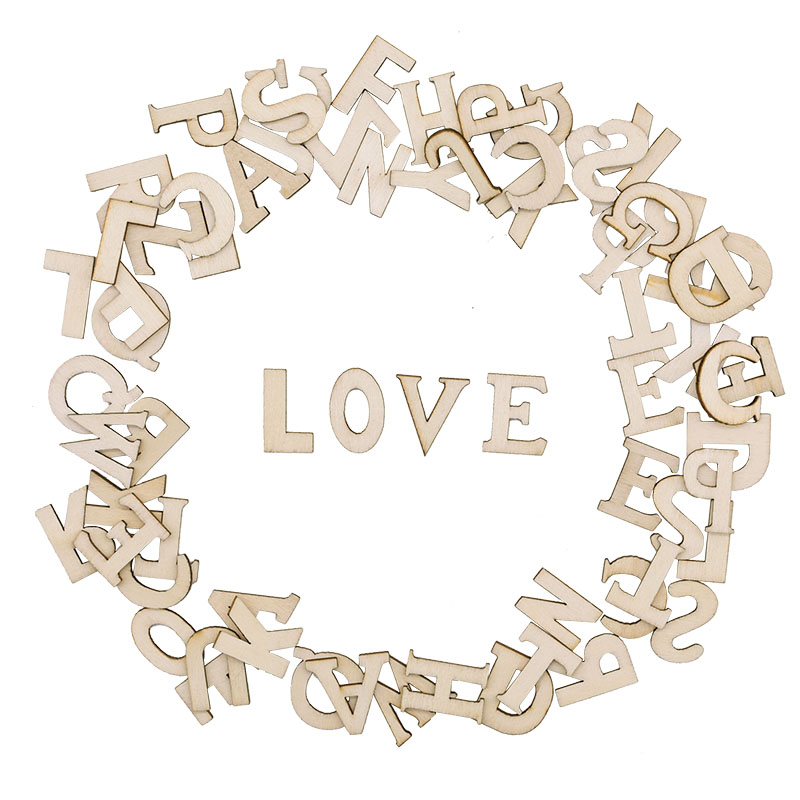 100pcs Letters Wooden Alphabet - Embellish Craft recensione e prezzo