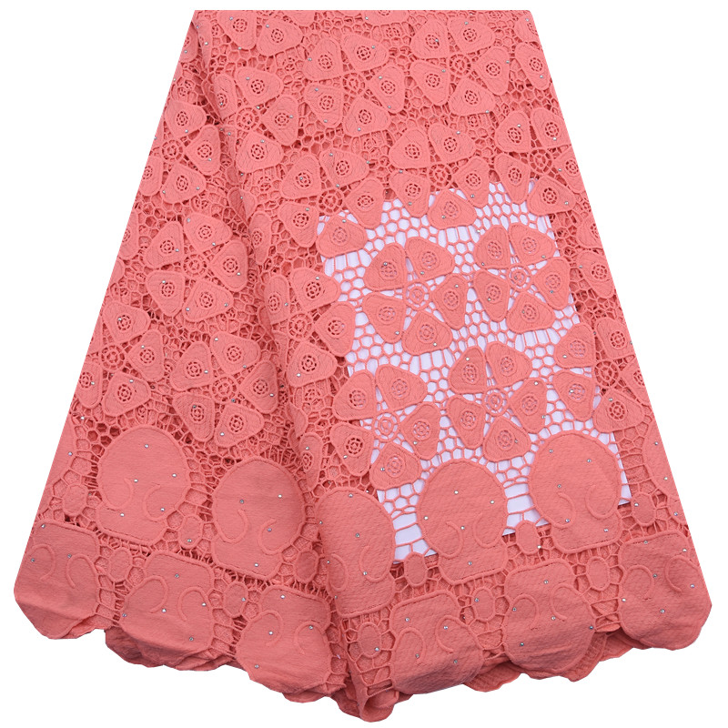 African Guipure Lace Fabric Wi - Crystal Mesh Fabric recensione e prezzo