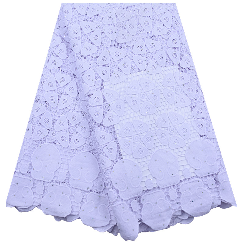 African Guipure Lace Fabric Wi - Crystal Mesh Fabric recensione e prezzo