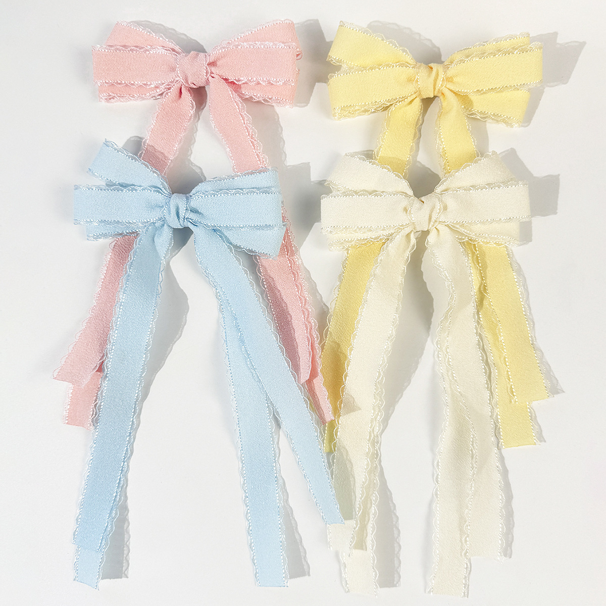 Bulk 20pc Long Tassel Hair Cli - Lace Ribbon Trim recensione e prezzo