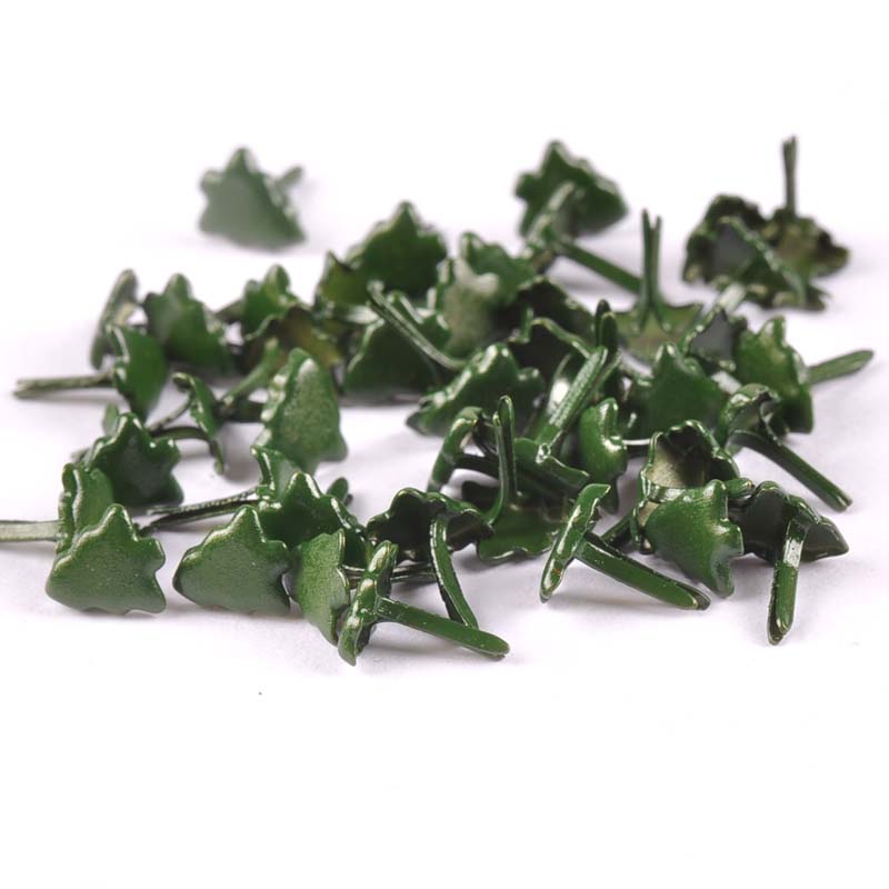50pcs Mini Christmas Tree Brad - Christmas Craft Embellishment recensione e prezzo