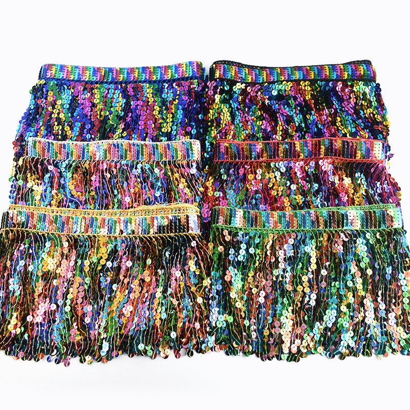 5/10Yards Sequin Fringe Tassel - Beaded Trim Fringe recensione e prezzo