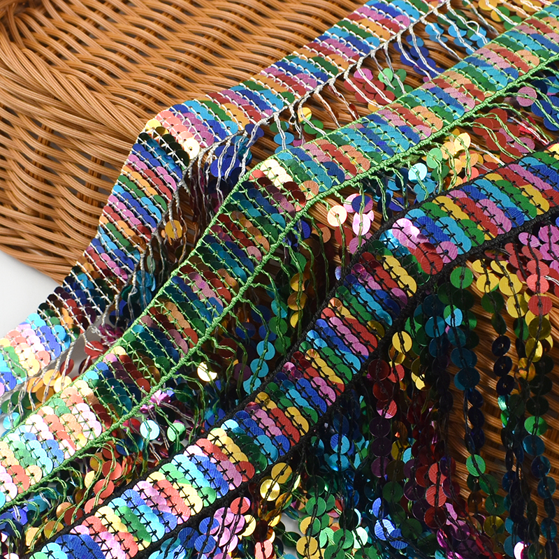 5/10Yards Sequin Fringe Tassel - Beaded Trim Fringe recensione e prezzo