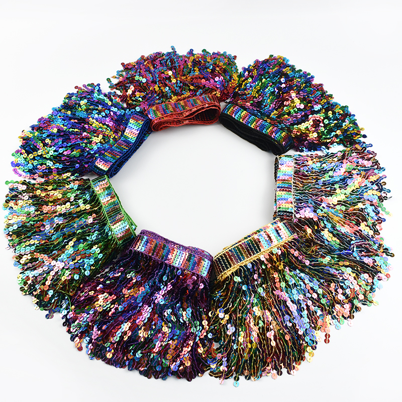 5/10Yards Sequin Fringe Tassel - Beaded Trim Fringe recensione e prezzo