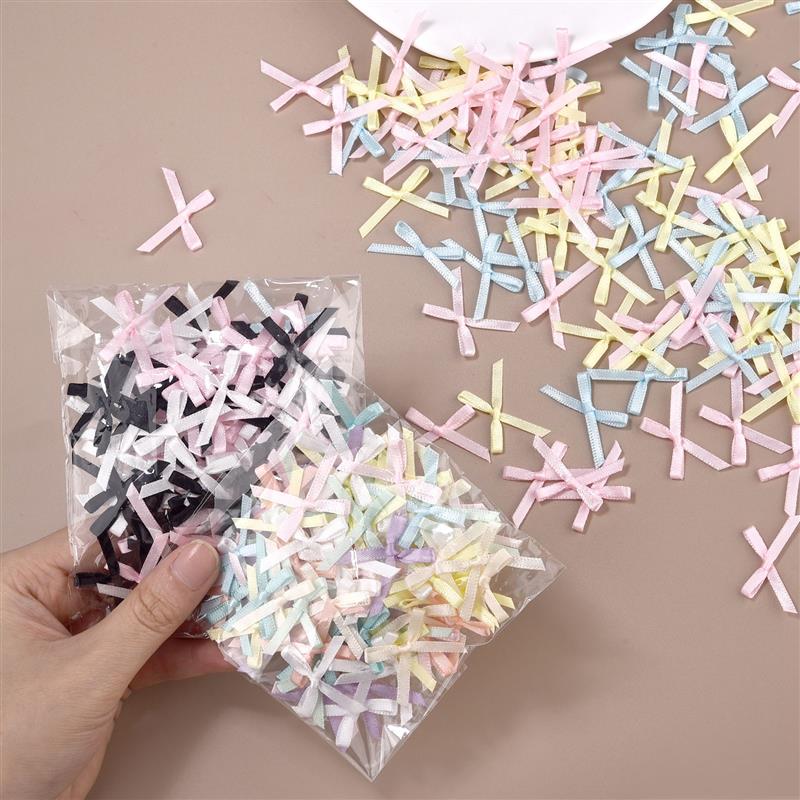 100Pcs 3mm Ribbons Mini Satin  - Christmas Craft Embellishment recensione e prezzo