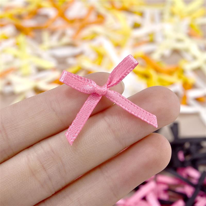 100Pcs 3mm Ribbons Mini Satin  - Christmas Craft Embellishment recensione e prezzo