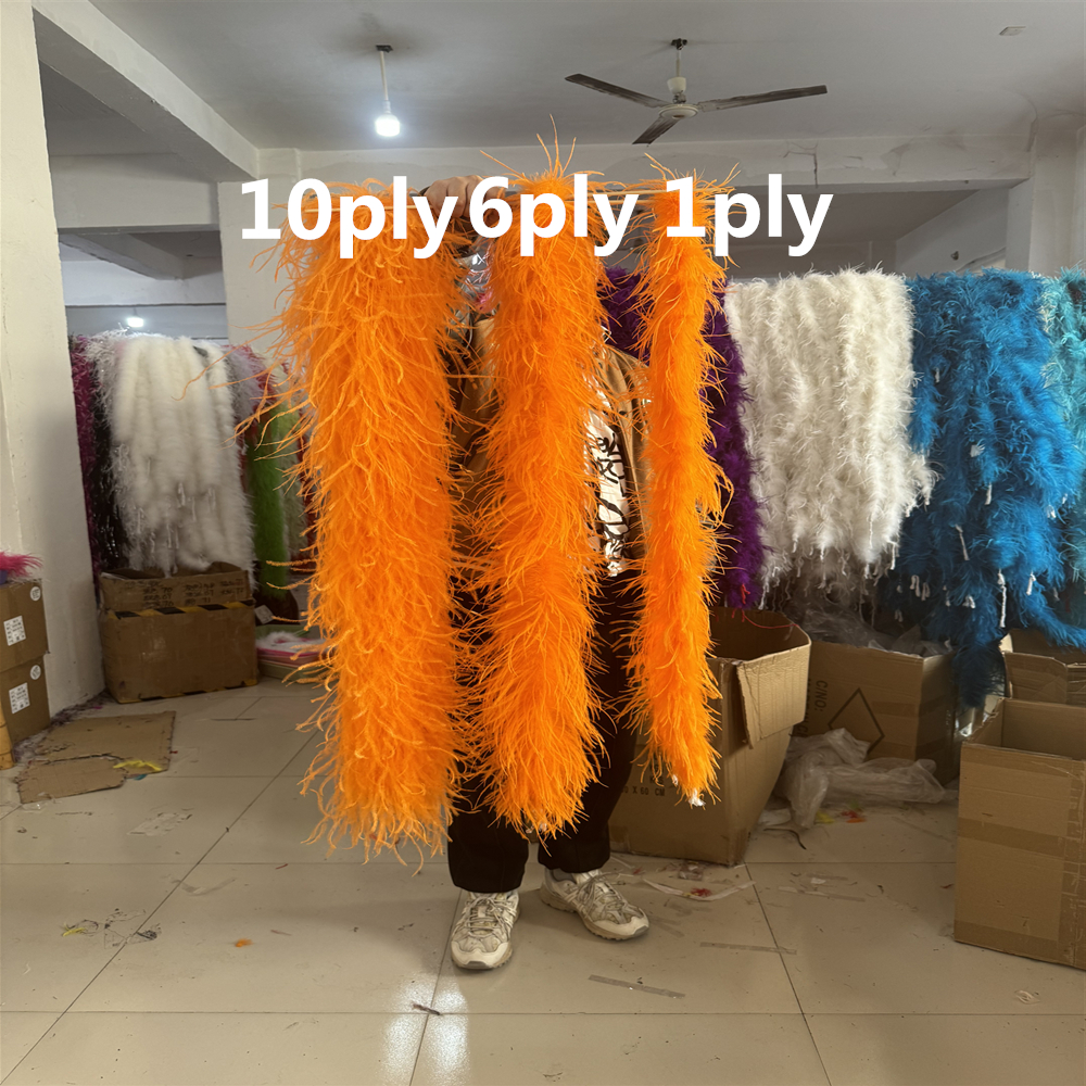Natural Ostrich Feather Boa 1  - Feather Trim Marabou recensione e prezzo