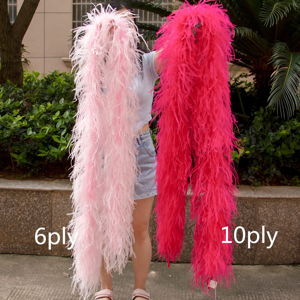 Natural Ostrich Feather Boa 1  - Feather Trim Marabou recensione e prezzo