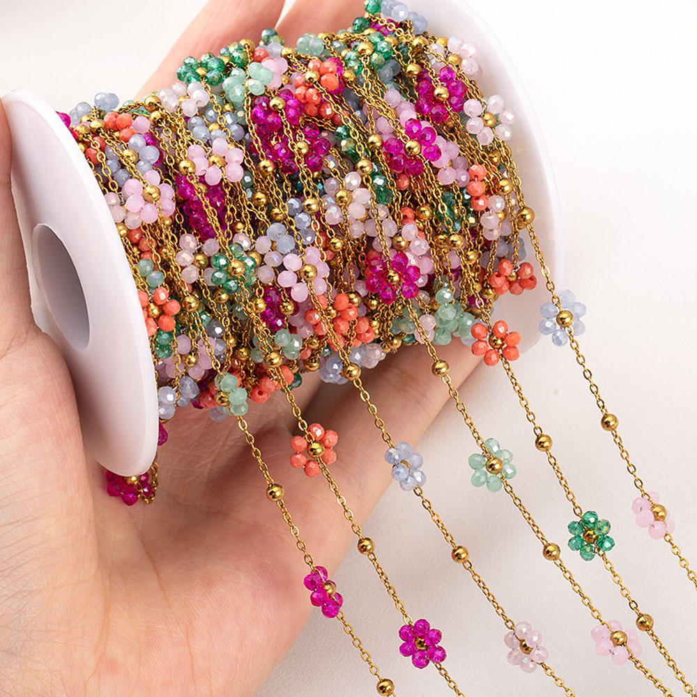 1 Meters Stainless Steel Chain - Embroidery Embellishments recensione e prezzo