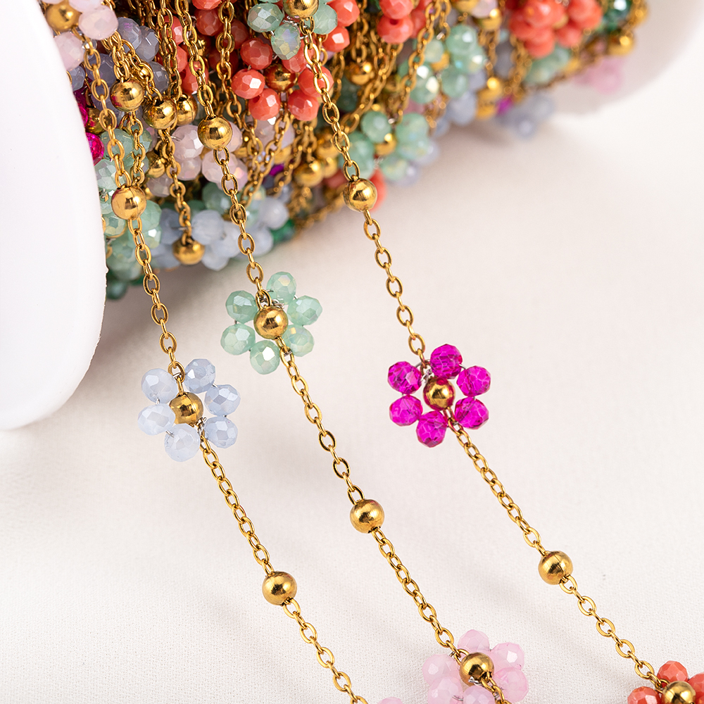 1 Meters Stainless Steel Chain - Embroidery Embellishments recensione e prezzo