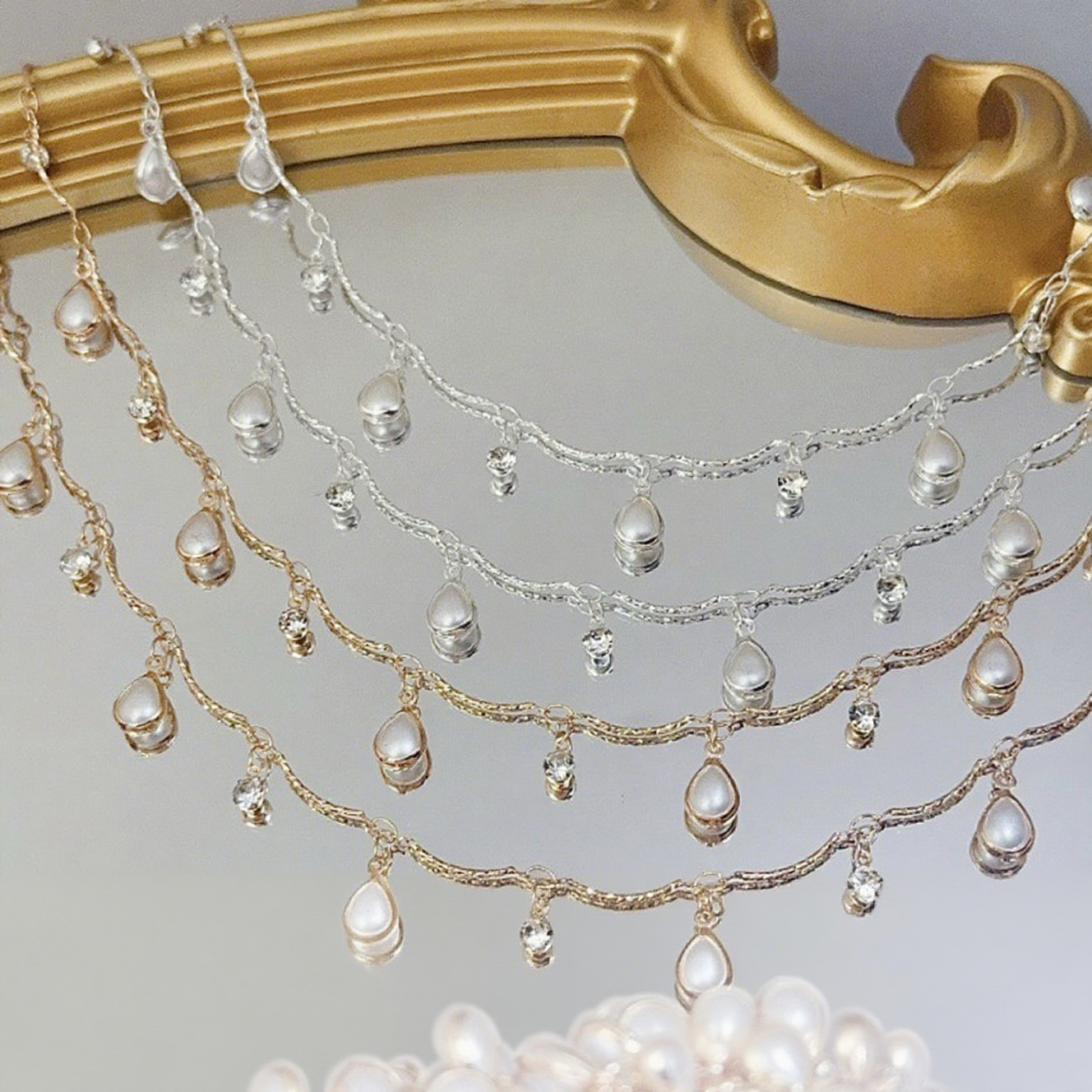 0.5/1/2M Exquisite Curved Stic - Pearl Trim Chain recensione e prezzo
