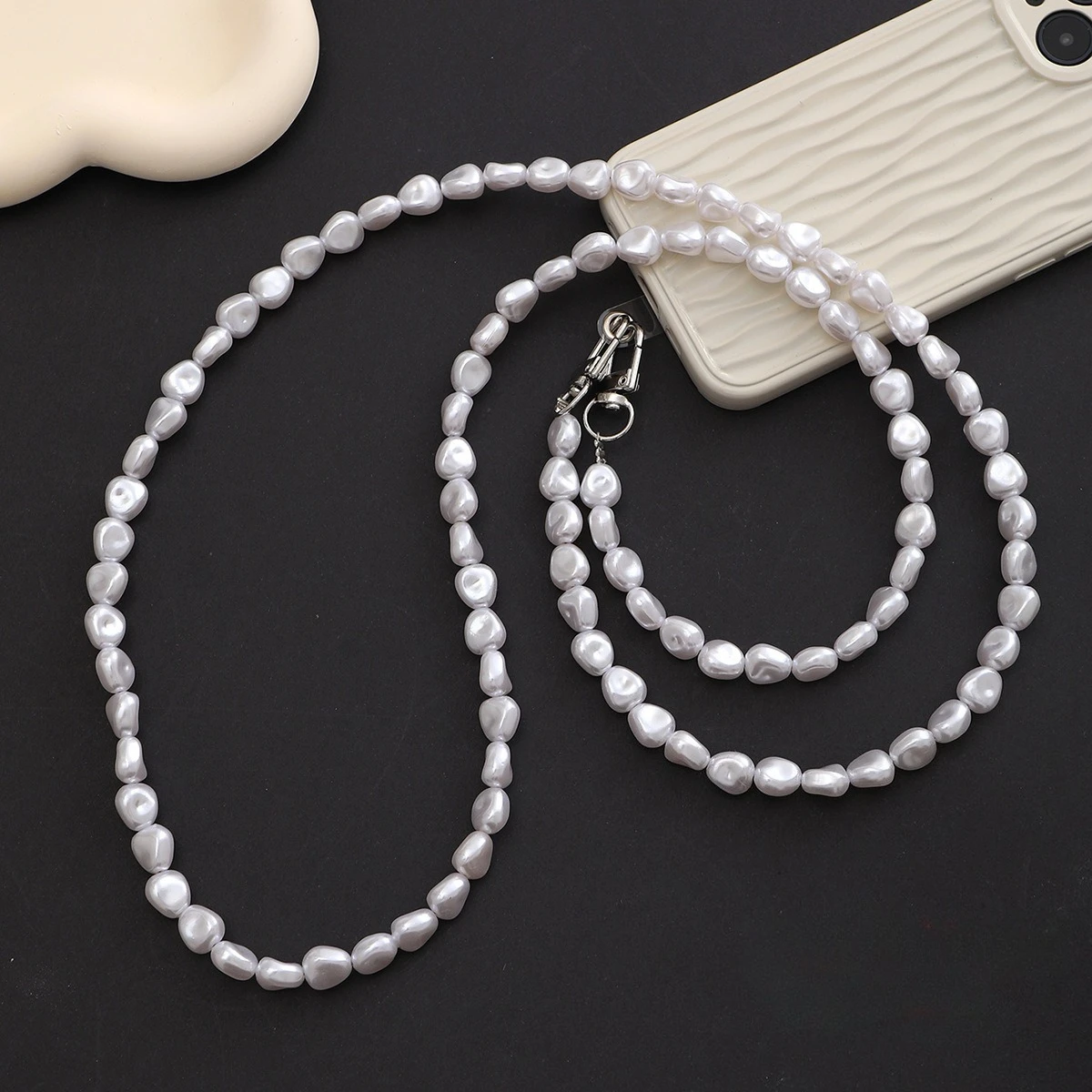 Mobile Phone Lanyard Luxury Pe - Pearl Trim Chain recensione e prezzo