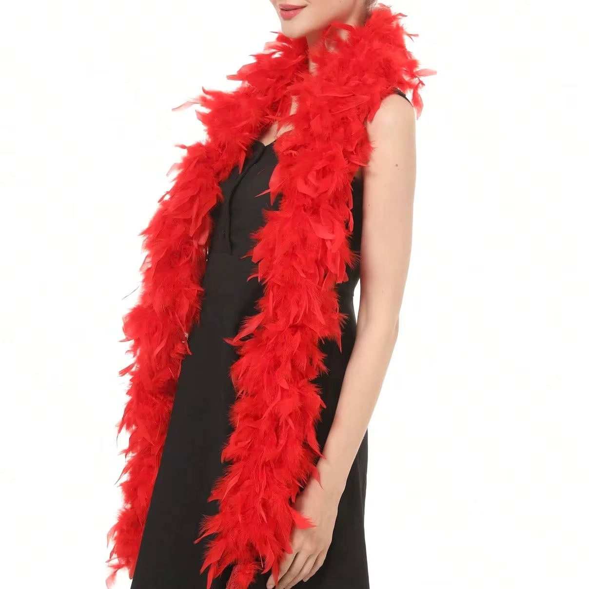 Red Marabou Feather Boa Trim F - Feather Trim Marabou recensione e prezzo