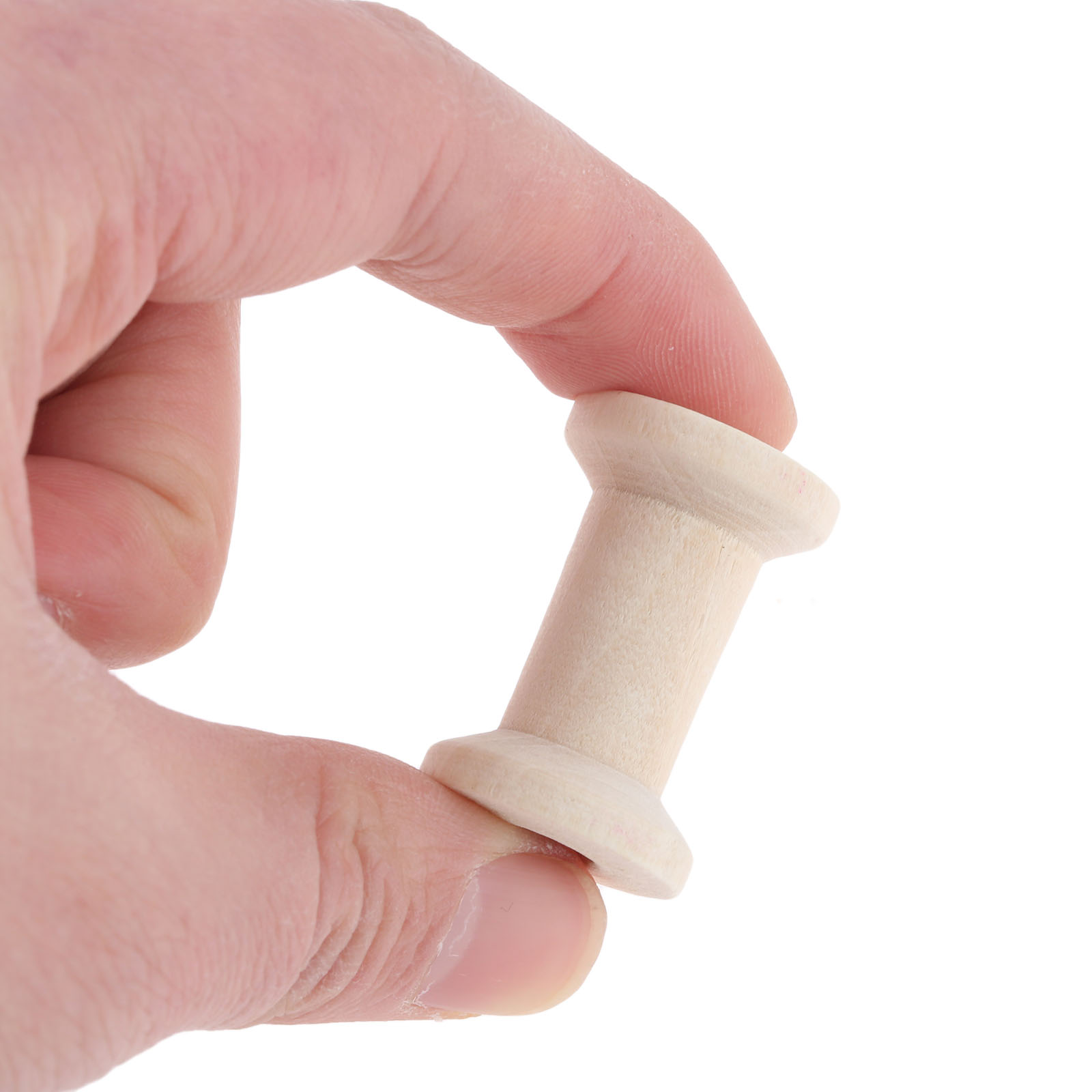 10Pcs Sewing Wooden Bobbins Sp - Organza Ribbon Spool recensione e prezzo