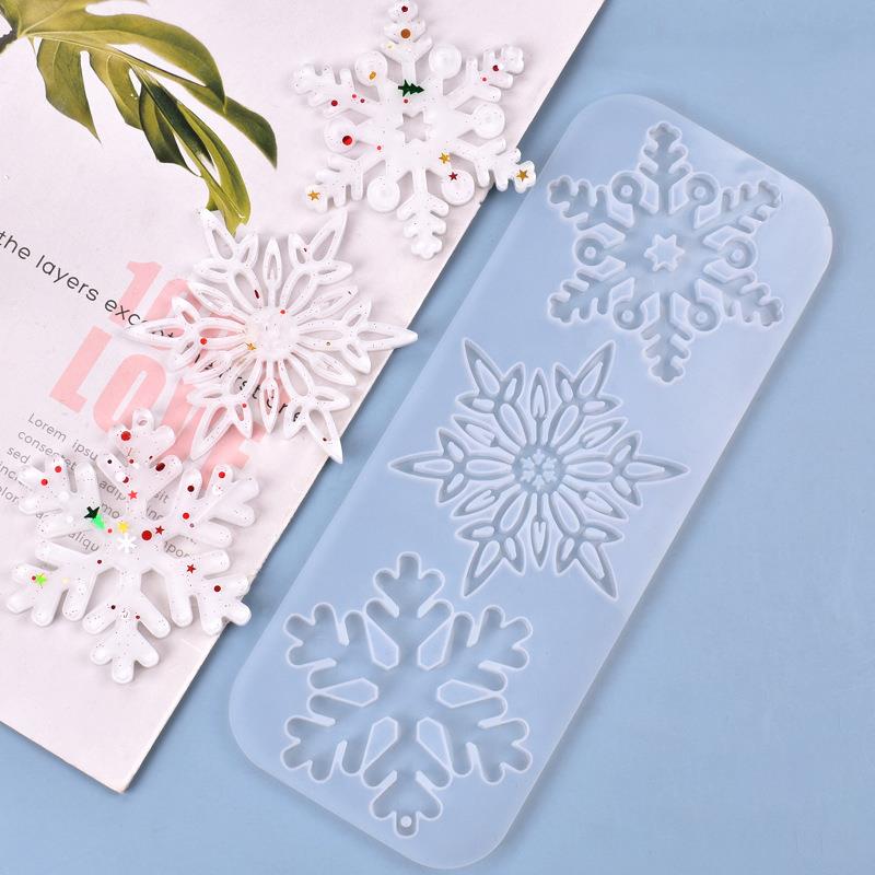 Christmas Hollow Snowflake Orn - Christmas Craft Embellishment recensione e prezzo