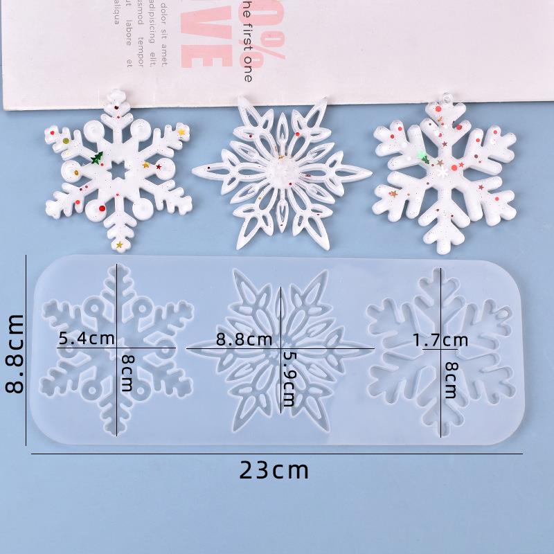 Christmas Hollow Snowflake Orn - Christmas Craft Embellishment recensione e prezzo
