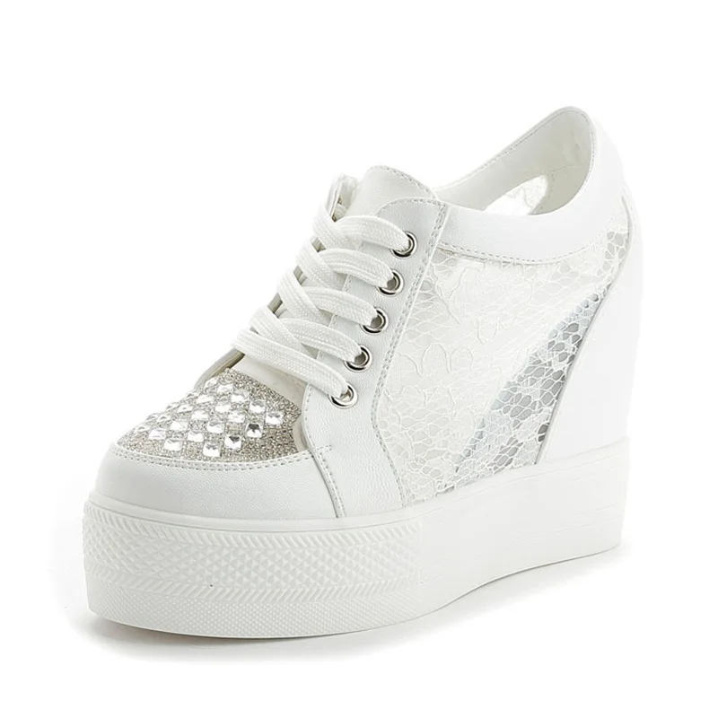Fashion Sneakers Women Platfor - Crystal Mesh Fabric recensione e prezzo