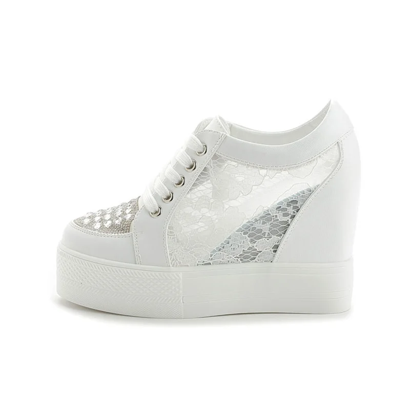 Fashion Sneakers Women Platfor - Crystal Mesh Fabric recensione e prezzo