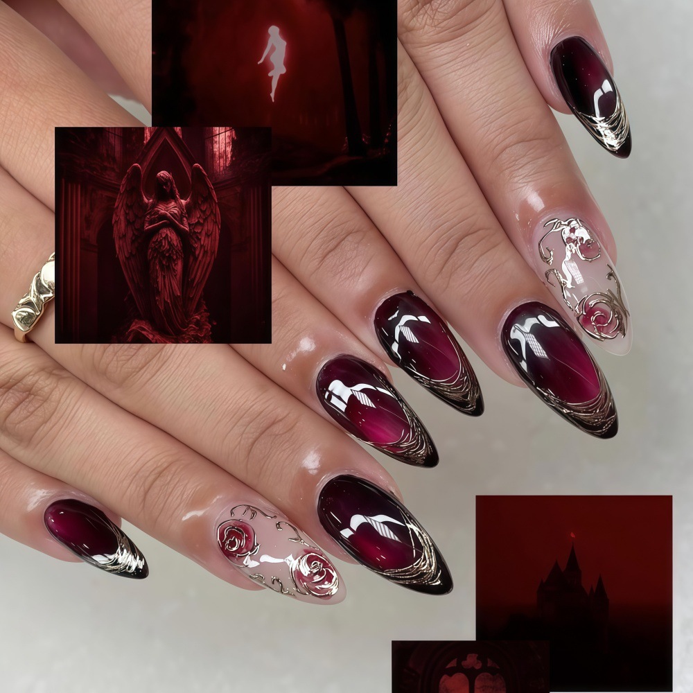 3D fake nails for women girls  - Embroidery Embellishments recensione e prezzo