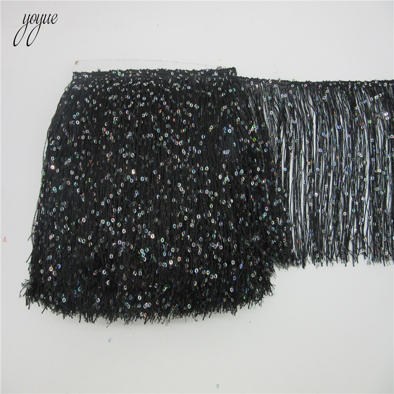 YOYUE 1Yard 20CM Long Polyeste - Beaded Trim Fringe recensione e prezzo