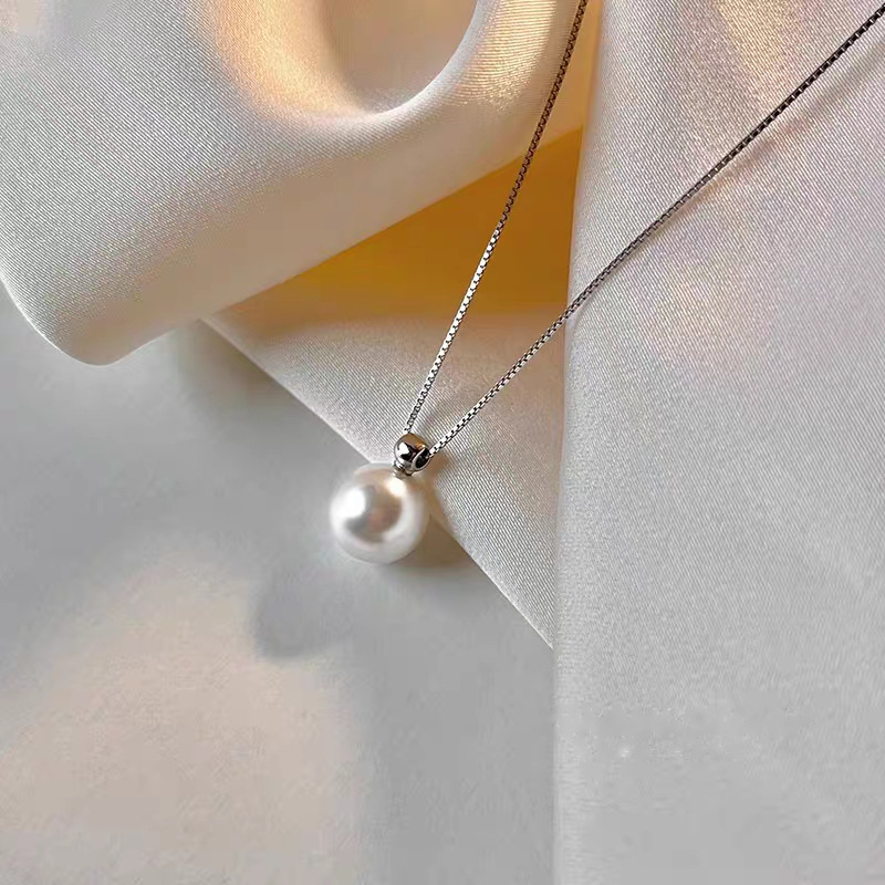 925 Sterling Silver 8mm Pearl  - Pearl Trim Chain recensione e prezzo
